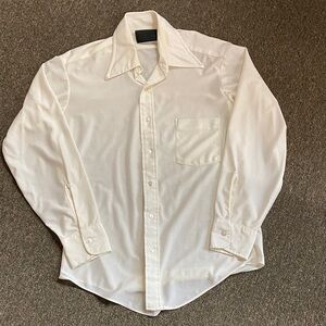 Sears Vintage 1970’s Cream Dress Shirt